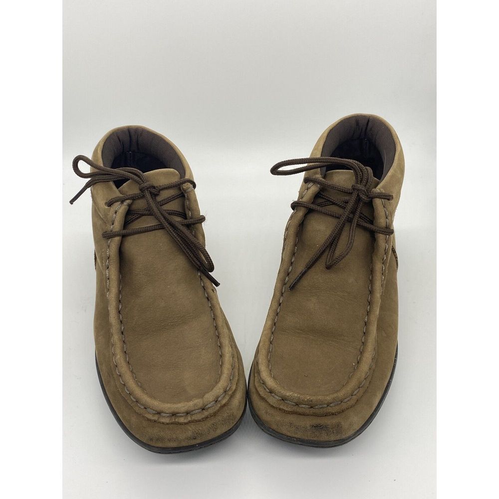 Kenneth Cole Reaction Driving Dawson Dark Brown Leather Shoe/Boot Size 1